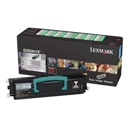 Lexmark tooneri kassett must (E250A11E / 0E250A11E) (Tagasi)