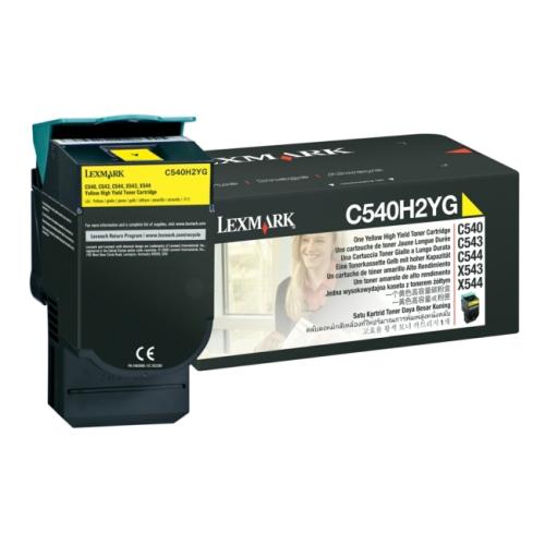 Lexmark tooneri kassett kollane (C540H2YG / 0C540H2YG)