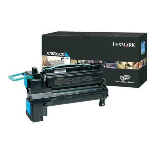 Lexmark tooneri kassett tsüaan (X792X2CG / 0X792X2CG) (high capacity)