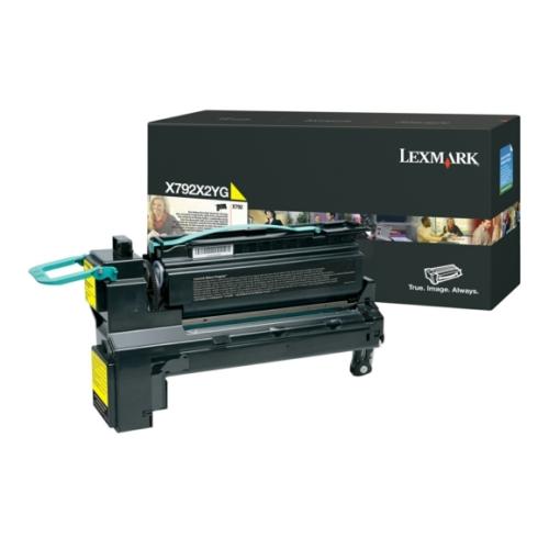 Lexmark tooneri kassett kollane (X792X2YG / 0X792X2YG) (high capacity)