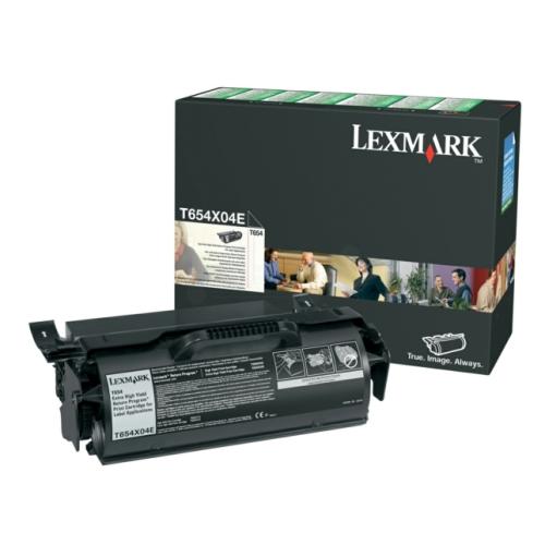Lexmark tooneri kassett must (T654X04E / 0T654X04E) (high capacity)