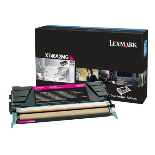 Lexmark tooneri kassett magenta (X746A2MG / 0X746A2MG)