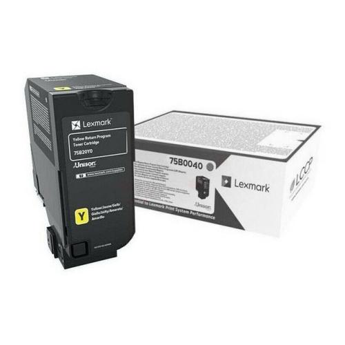 Lexmark tooneri kassett kollane (75B0040 / 075B0040)