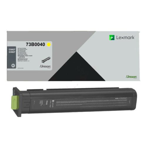 Lexmark tooneri kassett kollane (73B0040 / 073B0040)