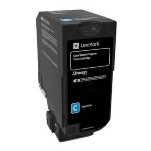 Lexmark tooneri kassett tsüaan (74C0H20 / 074C0H20)