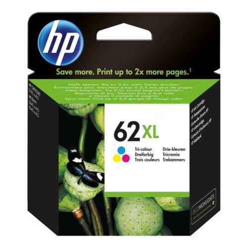 HP prindikassett värv (C2P07AE#301 / 62XL) (high capacity)
