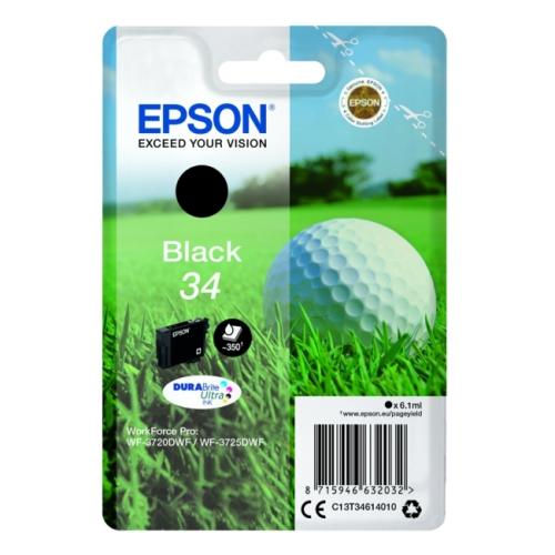 Epson prindikassett must (C13T34614010 / 34)