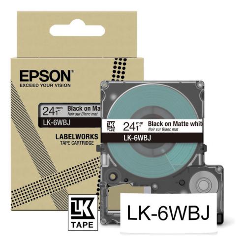 Epson sildid must / valge (C53S672064 / LK6WBJ)