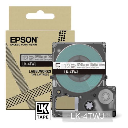 Epson sildid läbipaistev / valge (C53S672068 / LK4TWJ)
