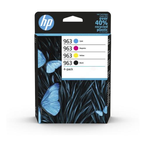 HP prindikassett must / tsüaan / magenta / kollane (6ZC70AE#301 / 963) (multipack)