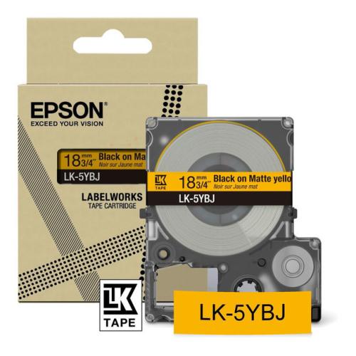 Epson sildid must / kollane (C53S672075 / LK5YBJ)