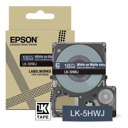 Epson sildid sinine / valge (C53S672085 / LK5HWJ)