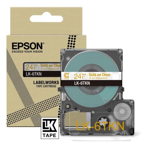 Epson sildid läbipaistev/kuld (C53S672098 / LK6TKN)