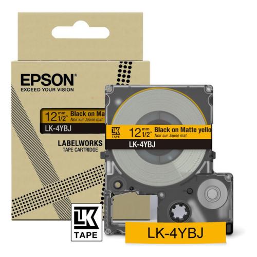 Epson sildid must / kollane (C53S672074 / LK4YBJ)
