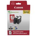 Canon tindi kassett / fotopaber must / värv (6205C004 / PG585CL586) (Kaksikpakend, multipack)
